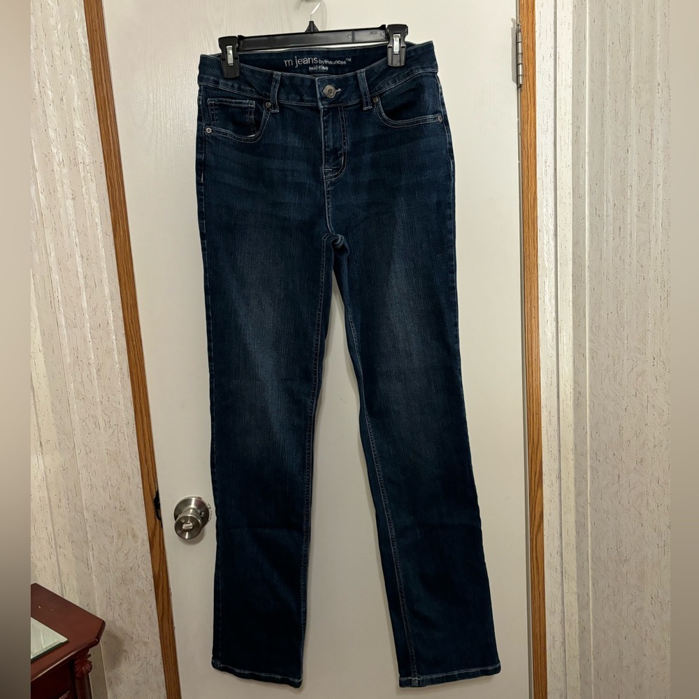Maurices Dark Indigo Straight Leg Jeans